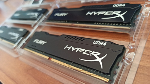 Memoria Ram Fury Hyperx Ddr4 Black 8gb X2 (hx424c15fb2/8)