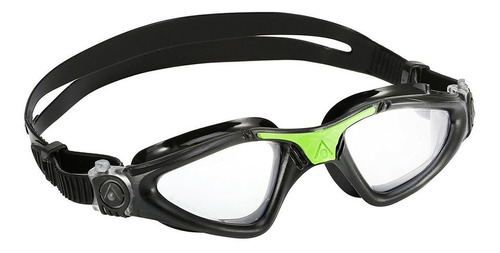 Gafas de natación Aqua Sphere Kayenne, color negro/verde