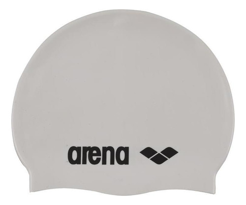 Gorra De Entrenamiento Arena Classic Silicone Color Blanco Talla Uni Diseño De La Tela Liso