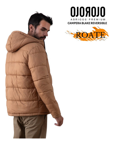 Campera Ojo Rojo Blake Reversible Hombre