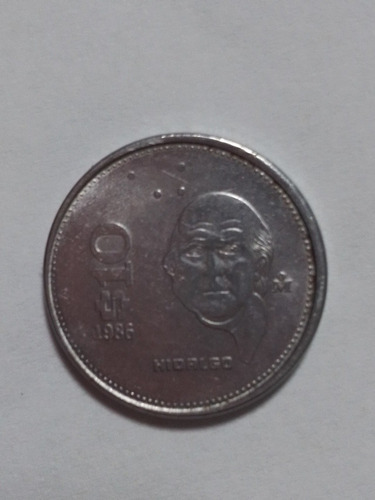 Moneda De 10 Pesos De Hidalgo De 1986