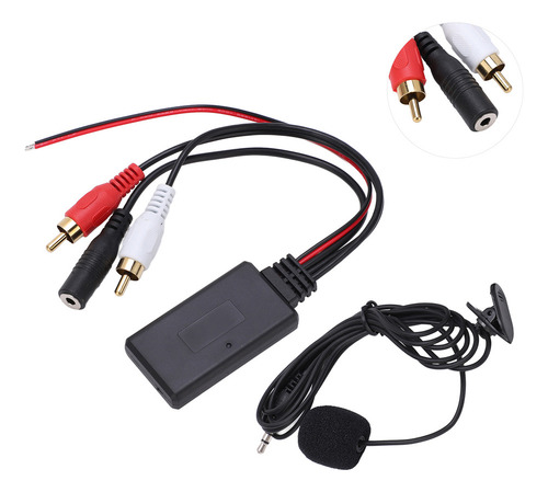 Adaptador De Entrada Auxiliar Bluetooth 5.0, Cable Estéreo I