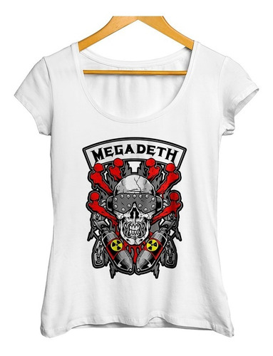 Remera Megadeth Quarentine Playlist Diseño Exclusivo