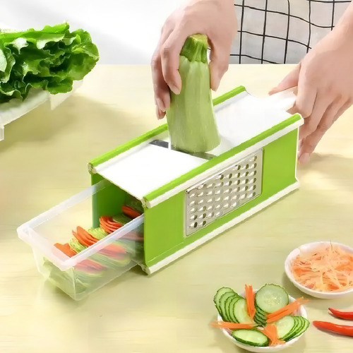Rallador De Verduras Y Frutas 5 En 1