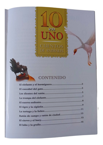 10 En Uno, Cuentos De Animales, Dreamsart., De Moises Salama., Vol. 1. Editorial Dreamsart, Tapa Blanda, Edición 1 En Español, 2023