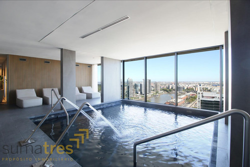 Venta 3 Ambientes Con Balcon Y Cochera Vista Al Rio En Puerto Madero
