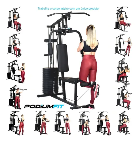 Estação De Musculação Academia Podiumfit Me200 65kg
