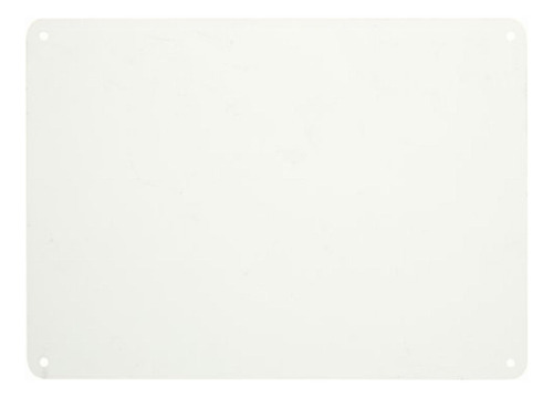 Brady 42954 10 Height, 14 Width, B-555 Aluminum, White