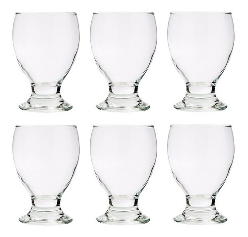 Imagen 1 de 10 de Copa Noruega Rigolleau Vidrio X6 250 Ml Cuotas