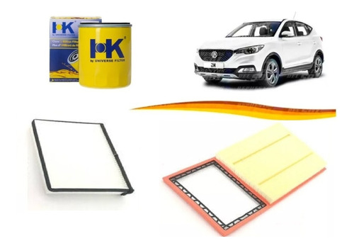 Kit De Filtros Mg Zs 1.5  2018 - 2022  Aceite - Aire - Polen