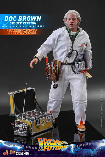 Doc Emmet Brown Deluxe 1/6 Back To The Future Hot Toys 610