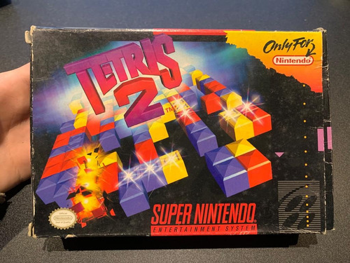 Tetris 2 Snes Caja Sola