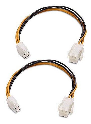 Cable Matters (paquete De 2) Atx Power Supply Cable De Exten