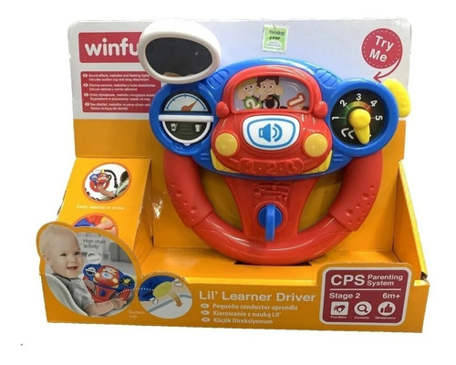 Volante Didactico Con Luz Y Sonido Winfun 