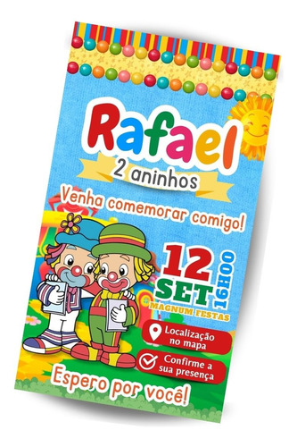 Convite Digital Interativo Patati Patatá
