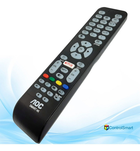 Imagen 1 de 3 de Control Aoc Smart Tv (nuevo)