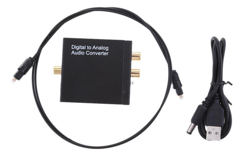 Adaptador De Sonido Digital Spdif A Analógico L / Cable De