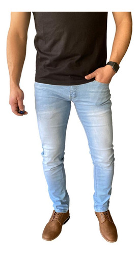 Jeans Celeste Slim Fit Mosaico 15063