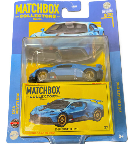 Matchbox 2018 Bugatti Divo (2024) Collectors Series