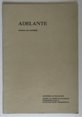 Adelante.manual Del Profesor. Hernan Marquez