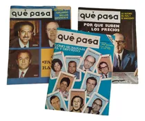 Comprar Revistas Qué Pasa -   72, 73,  74, Lote De 3