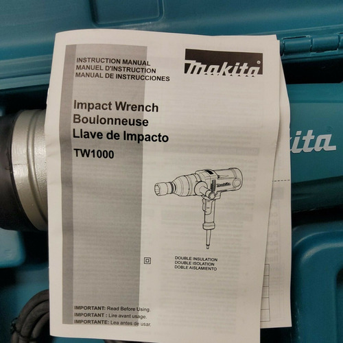 Imagen 3 de 4 de Makita 6922nb Shear Wrench & Tw1000 1 Impact Wrench