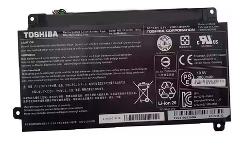 Batería Toshiba Pa5208u Interna Original