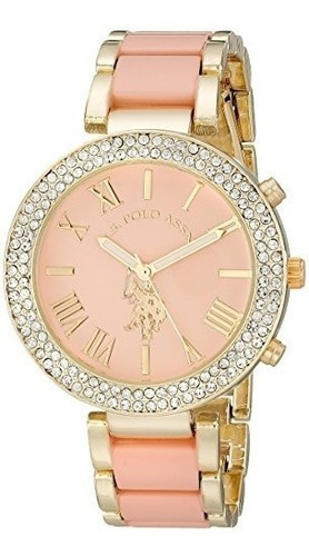 U.s. Polo Assn. Usc40063 Reloj Con Brazalete En Tono Dorado