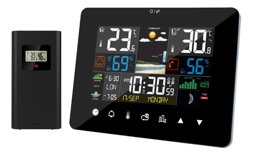 Estación Meteorológica Multifunción Reloj Alarma Termómetro