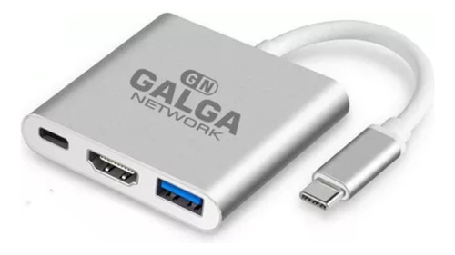 Adaptador Para Macbook Air Pro Hdmi 4k Usb C Samsung Dex