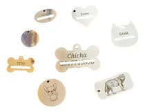 Comprar Chapitas Identificatorias Acero Inox Grabadas Perro Gato Tag