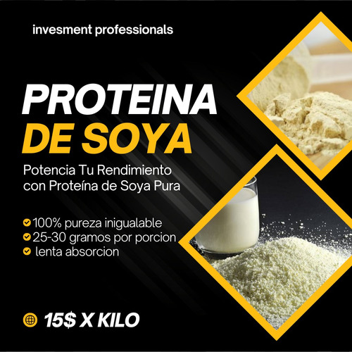 Proteina De Soya 100% Pura