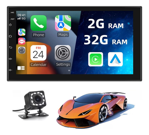 Autoestéreo Android 7  Wifi 2g+32g Bluetooth Mirrorlink Gps