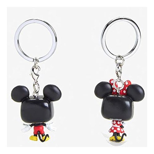 Funko Pop! Llavero: Mickey Y Minnie 2 Unidades