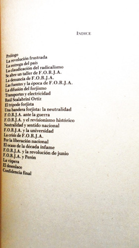F O R J A Una Aventura (de Yrigoyen A Peron) Miguel Scenna (Usado)