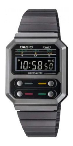Reloj Casio A100wegg1adf Gris Hombre