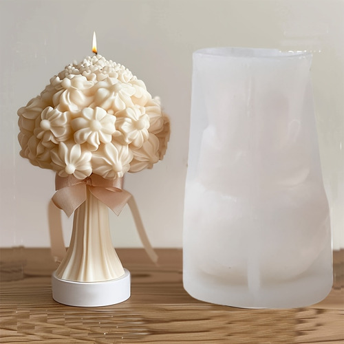 Nuevo Molde De Silicona 3d Con Forma De Ramo De Rosas, Diseñ
