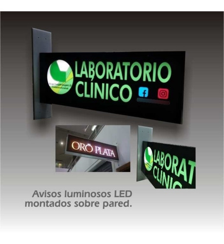 Imagen 2 de 7 de Letreros Luminosos Led