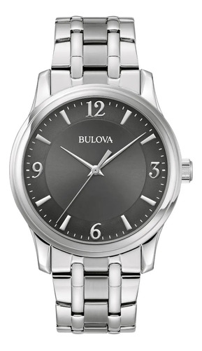 96a307 Reloj Bulova Classic Corp 42mm Plateado/negro