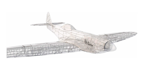 Spitfire Mk Xvi Aeromodelismo Rc Impreso En 3d