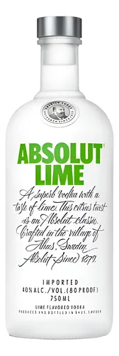 Vodka Absolut Lime 1 Litro / Uy, Qué Trago