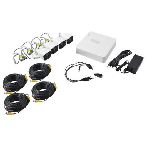 Kit Camaras Dvr Con 4 Cámaras Y Accesorios De Instalacion