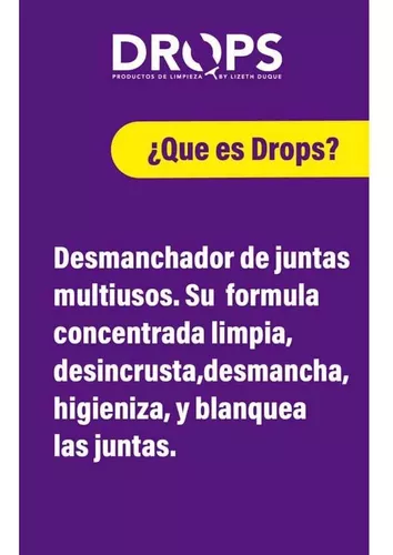 Drops Limpia Juntas Pisos Multi - L a $20000