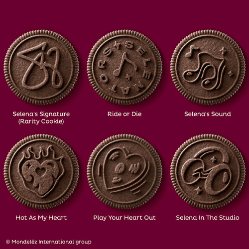 Galletas Oreo Selena Gomez Edicion Limitada 10 Pack