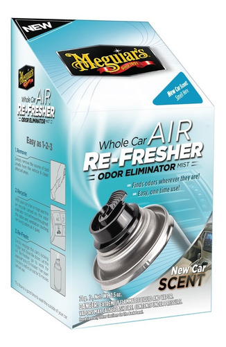 Imagen 1 de 2 de Car Air Refresher New Car Meguiars Exterminador De Olores