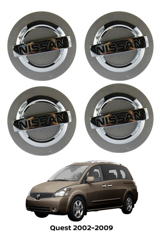 Tapón Rines De Lujo 4pz Quest 2002-2009 Nissan