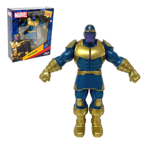 Bonequinho Da Marvel 22cm Thanos Manopla Avengers Boneco