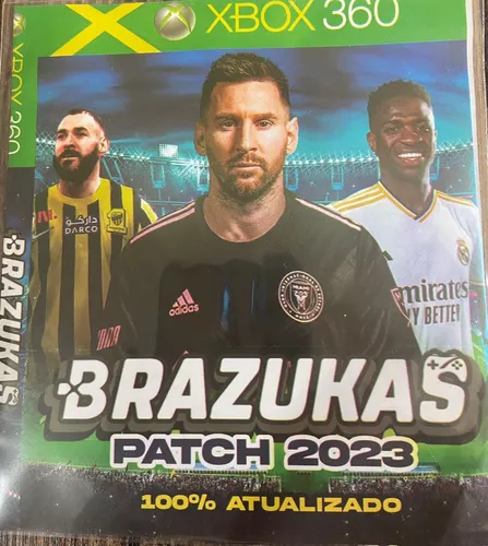 Jogo Futeboll Xbox 360 Pes2023 Brasukas Atualizado