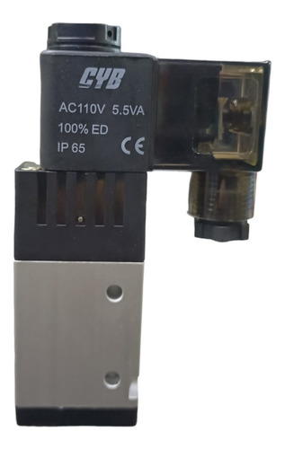 Válvula Direccional 3 Vías 2 Pos 1/4 110v Solenoide-resorte