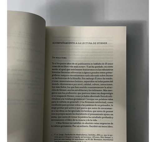 El Único Y Su Propiedad, Max Stirner, Sexto Piso, W,1 (Usado)